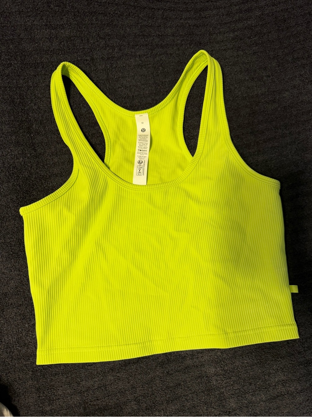 Lululemon crop ribbed tank